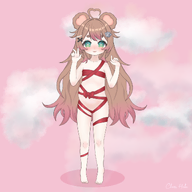 blush fan_commission feet flat_chest fullbody naked_ribbon nude pregnant ribbon steam // 1200x1200 // 682KB