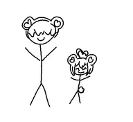 artist:elfwyrd character:pawnii_chan stick_figure // 430x394 // 18KB