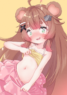 artist:renpc blush flat_chest tummy // 744x1052 // 1.3MB