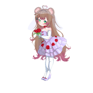 artist:funkydealer flat_chest flower high_heels standing transparent_background veil walking_on_water wedding_dress // 3000x3000 // 1.5MB