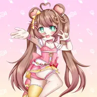 artist:fruitbatp fan_commission idol panties twintails // 3000x3000 // 667KB